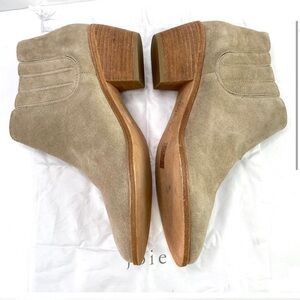 JOIE Barlow NEW Suede Leather Pointed Toe Ankle Boots Booties Size 40